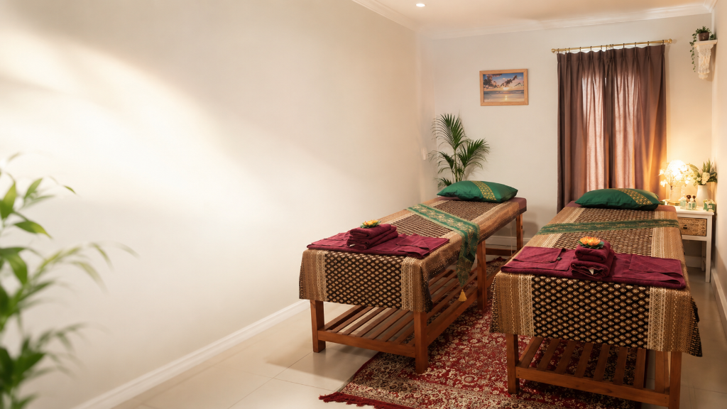 Paula Thai Massage tranquil treatment room